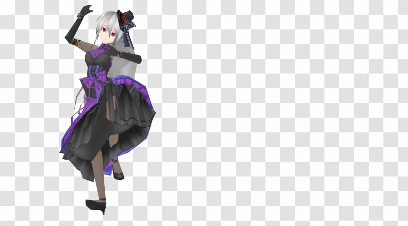 MikuMikuDance Vocaloid Megpoid Hatsune Miku: Project DIVA Model - Silhouette - Haku Transparent PNG