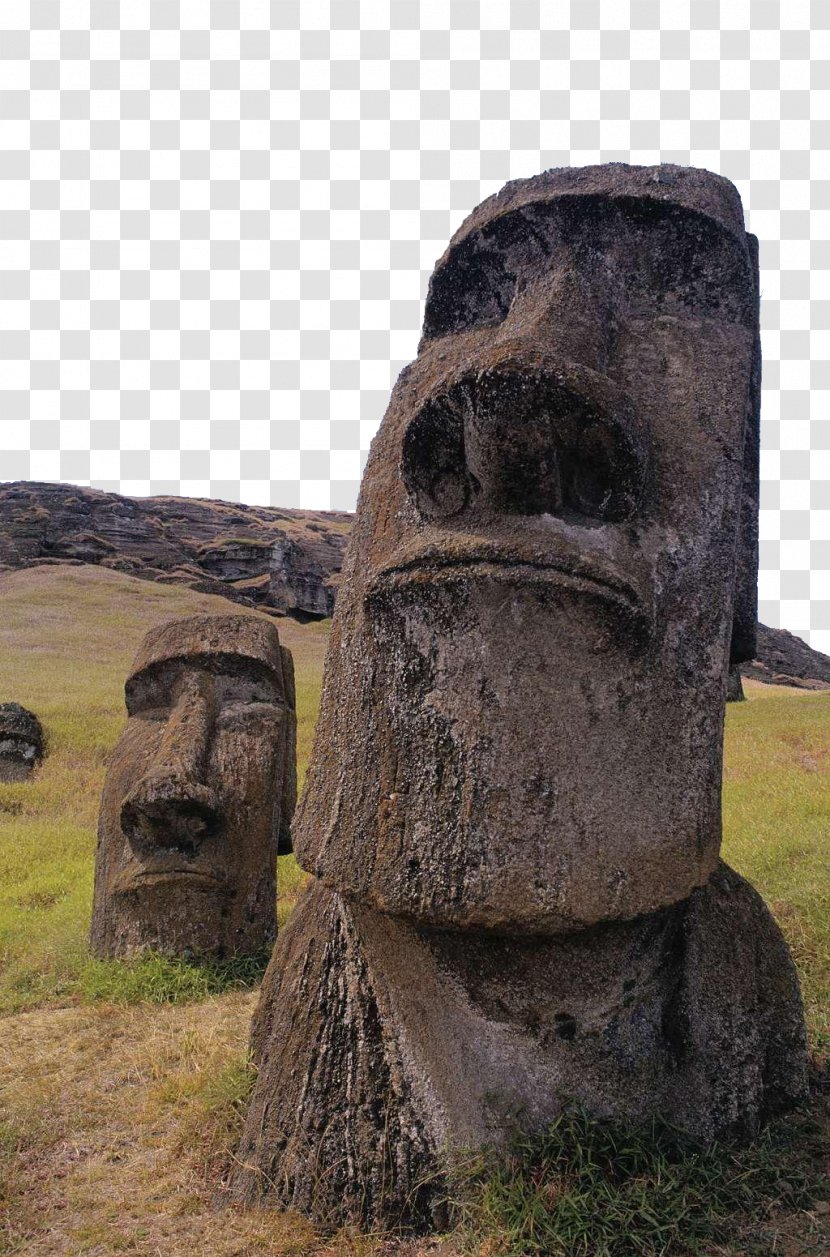 Moai Anakena Rapa Iti Pumapunku Stone Sculpture - Polynesia - Easter Island Statues Image Transparent PNG