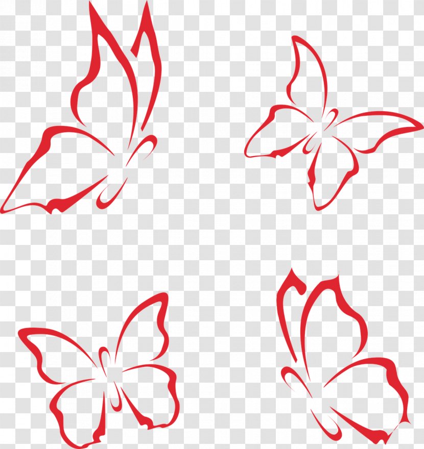 Butterfly Template Computer File - Text - Decorative Transparent PNG