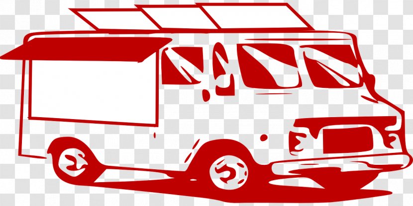 Food Truck Van Clip Art - Compact Car - Frozen Yogurt Transparent PNG