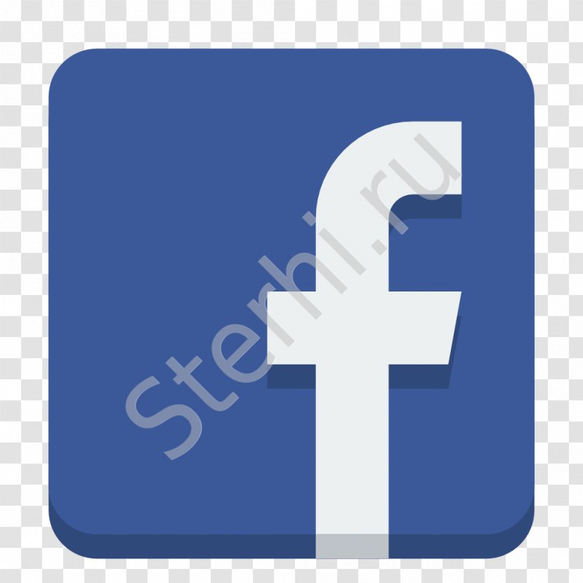 Logo Social Media Facebook - Blue - Icon Transparent PNG