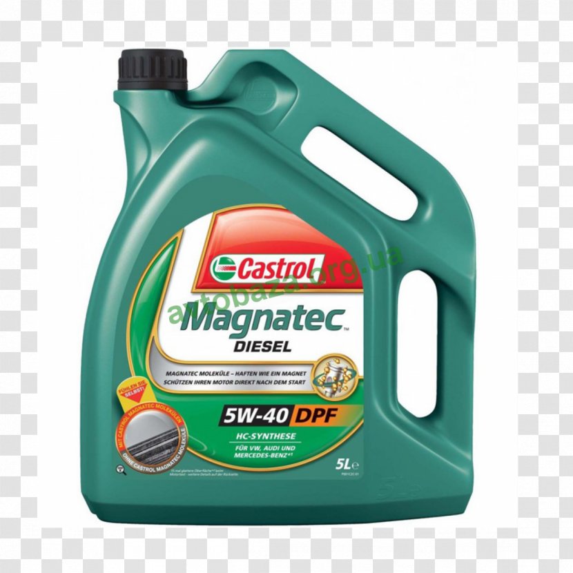 Car Motor Oil Castrol Diesel Engine Synthetic - Particulate Filter Transparent PNG