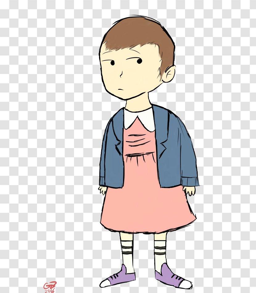 Eleven Art Female - Watercolor - Stranger Transparent PNG