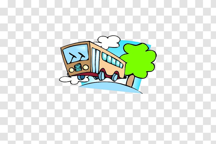 Bus Drawing Photography Clip Art - Public Transport - Hand-painted Buses Transparent PNG