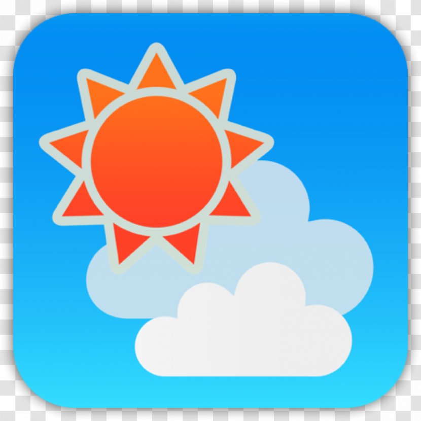 Weather Forecasting App Store - Shadow Drop Transparent PNG