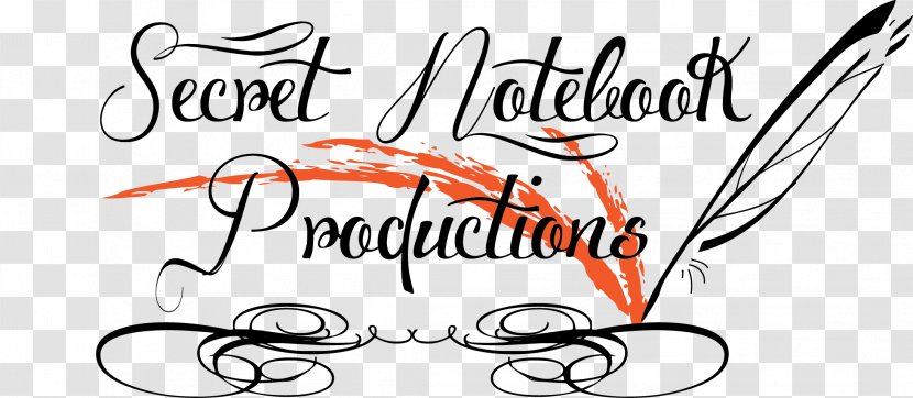 Calligraphy Brand Notebook Productions Font - Art - PRODUCTION COMPANY Transparent PNG