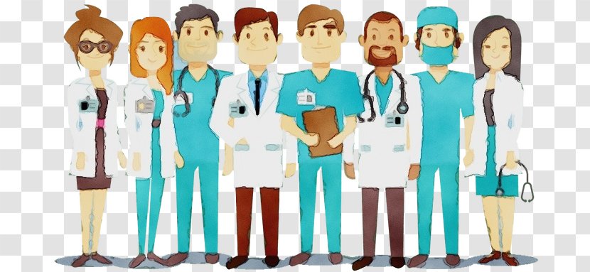 Hospital Cartoon - Social Group - Employment Job Transparent PNG