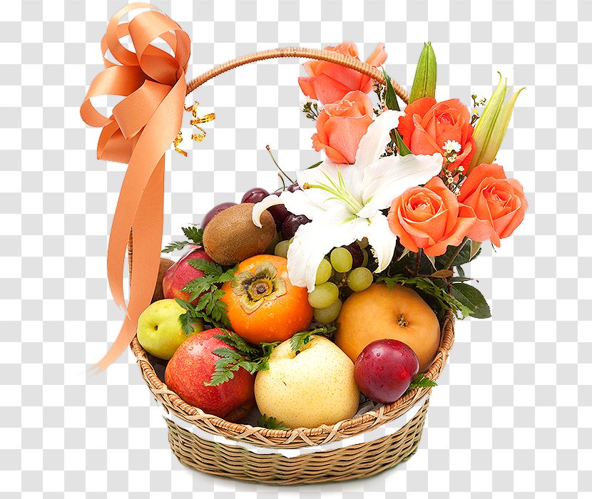 Food Gift Baskets Fruit Flower Transparent PNG