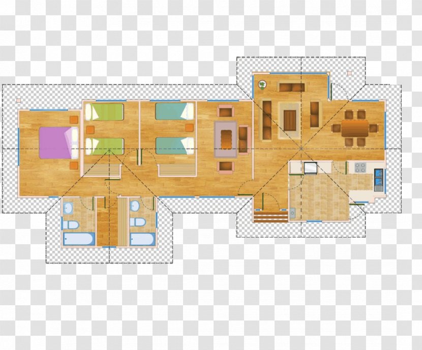 Floor Plan House Window MAGISUR - Square Meter Transparent PNG