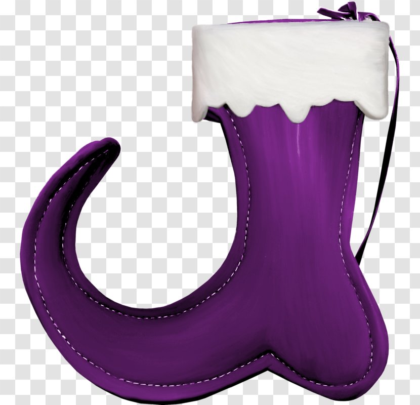 Sock Lilac Clip Art - Cbf Transparent PNG