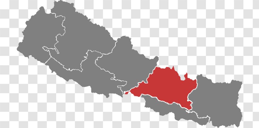 Provinces Of Nepal Province No. 7 3 Gandaki Pradesh Map - Sky Transparent PNG