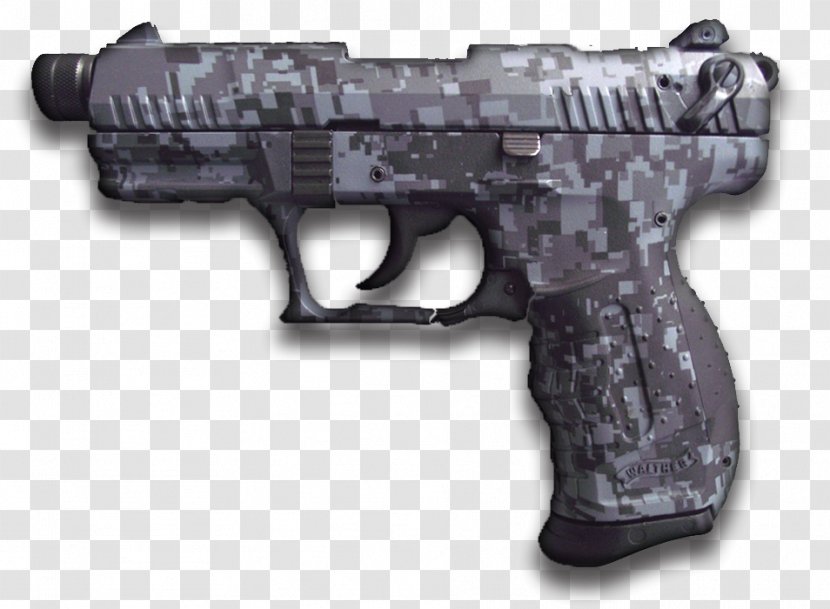 Trigger Firearm Pistol Gun Walther P22 - Flower - Handgun Transparent PNG