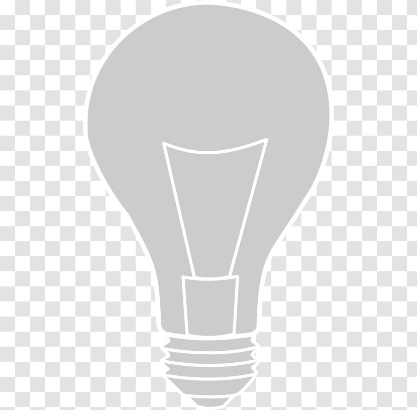 Incandescent Light Bulb Lamp Silhouette Clip Art Transparent PNG
