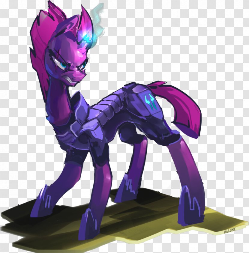 Pony Tempest Shadow Fan Art Drawing - Violet - Mlp Fanart Transparent PNG