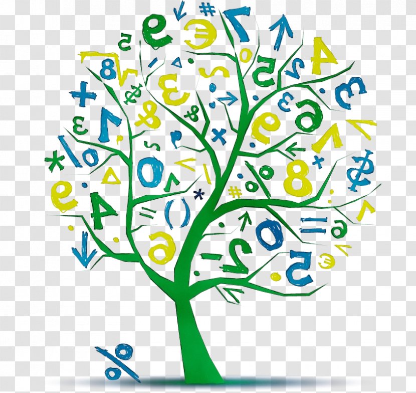 Floral Leaf - Mathematics Education - Plant Stem Tree Transparent PNG