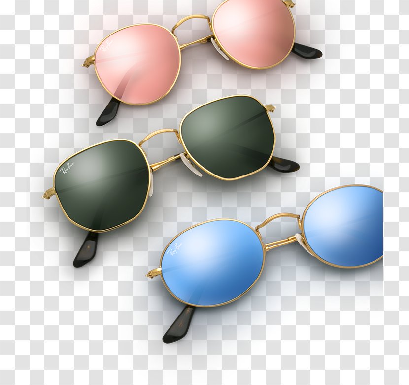 Aviator Sunglasses Ray-Ban Flat Lens Transparent PNG