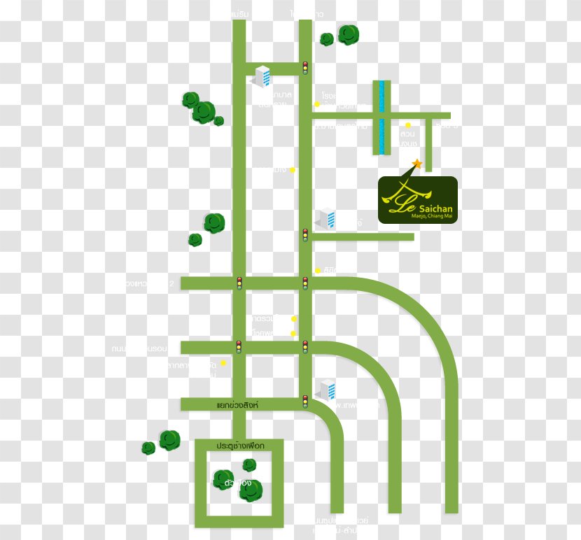Product Design Green Graphics Point - Grass - Chiang Mai Map Transparent PNG