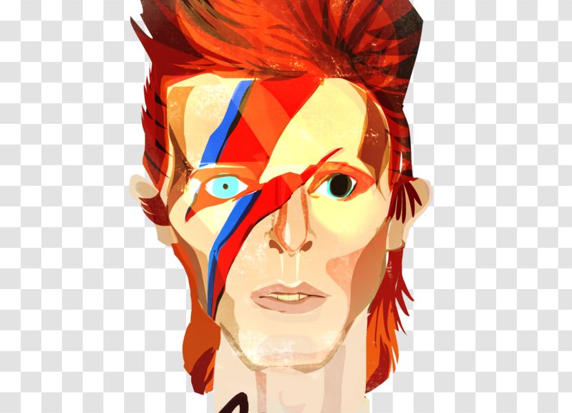 T-shirt Unisex Clothing Aladdin Sane - Ziggy Stardust - David Bowie Transparent PNG
