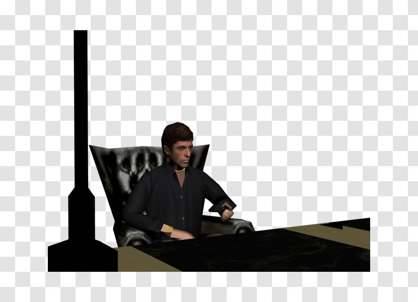 Communication - Sitting - Tony Montana Transparent PNG