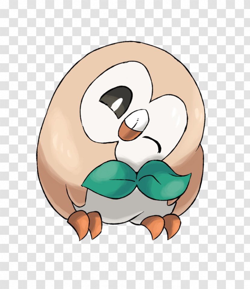 Pokémon Sun And Moon Red Blue X Y Rowlet - Tree - Cartoon Transparent PNG
