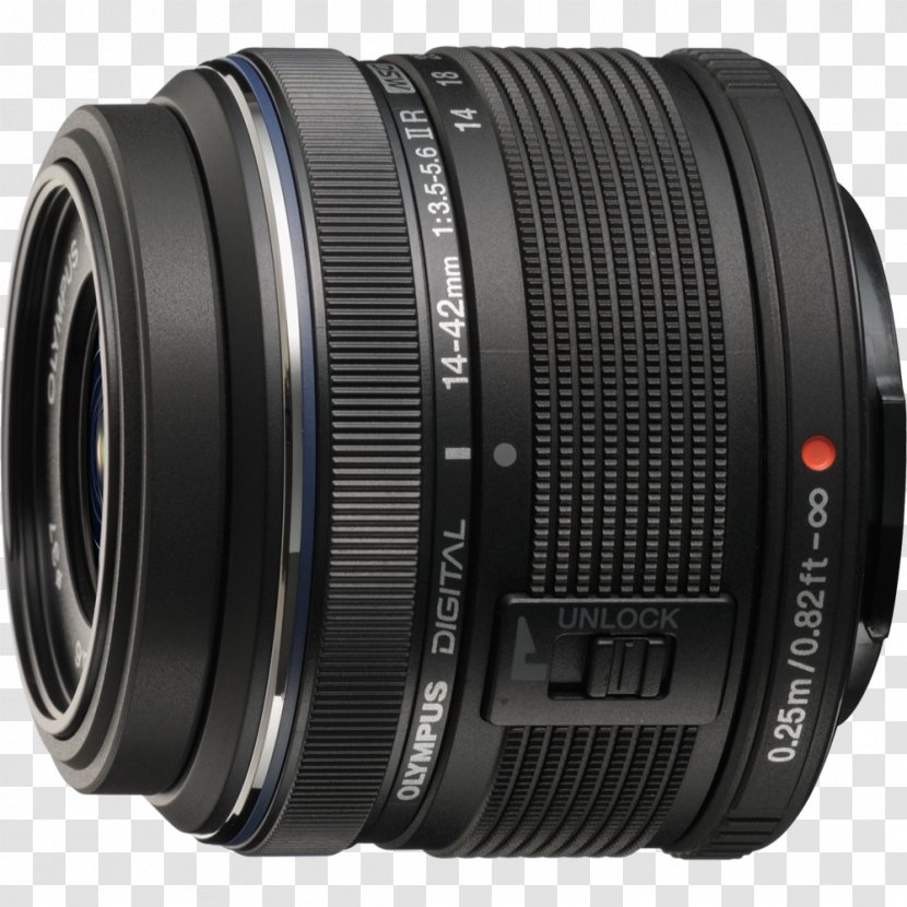Olympus M.Zuiko Wide-Angle Zoom 14-42mm F/3.5-5.6 Micro Four Thirds System Camera Lens Photography - Focal Length - Coated Lenses Transparent PNG