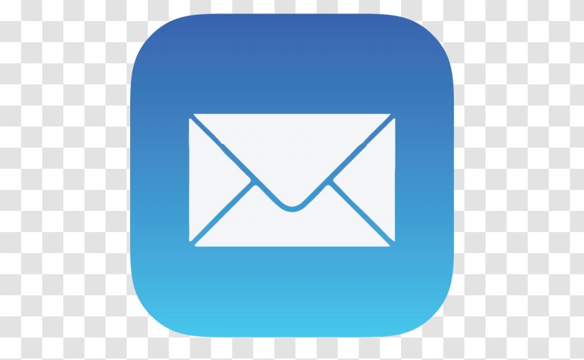 Blue Triangle Area Symbol - Mobile Phones - Mail Transparent PNG