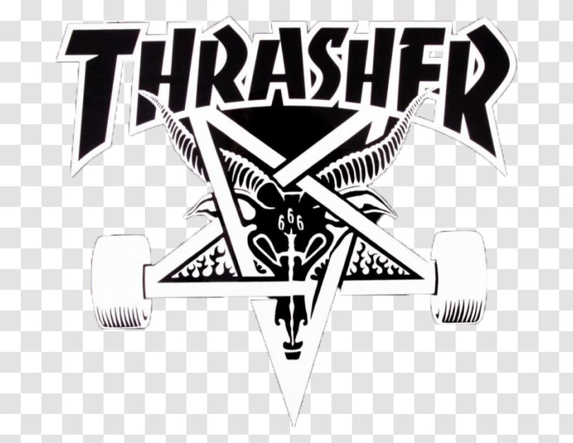Thrasher Skateboarding Magazine Surfing - Brand - Skateboard Transparent PNG