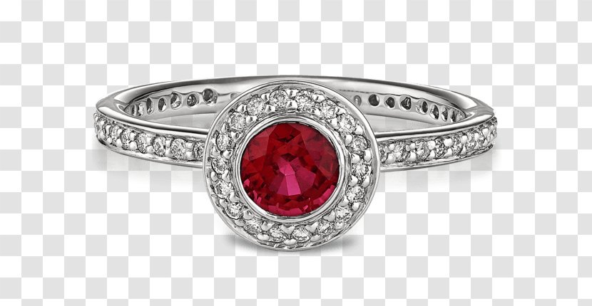Engagement Ring Wedding Ruby - Fashion Accessory - Dazzling Diamond Alphabet Transparent PNG