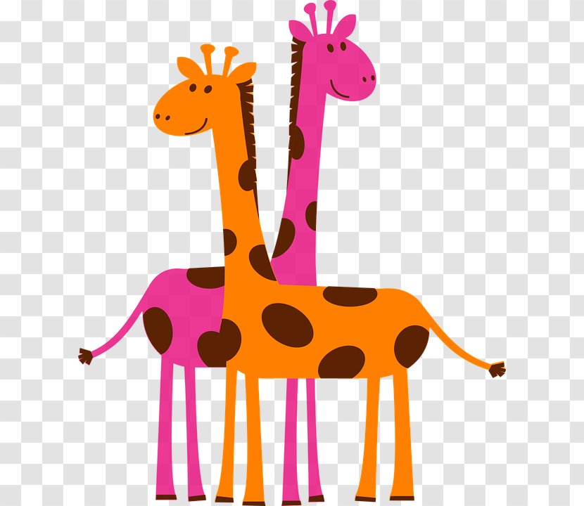 Clip Art Baby Giraffes Image Openclipart - Organism - Giraffe Frame Transparent PNG