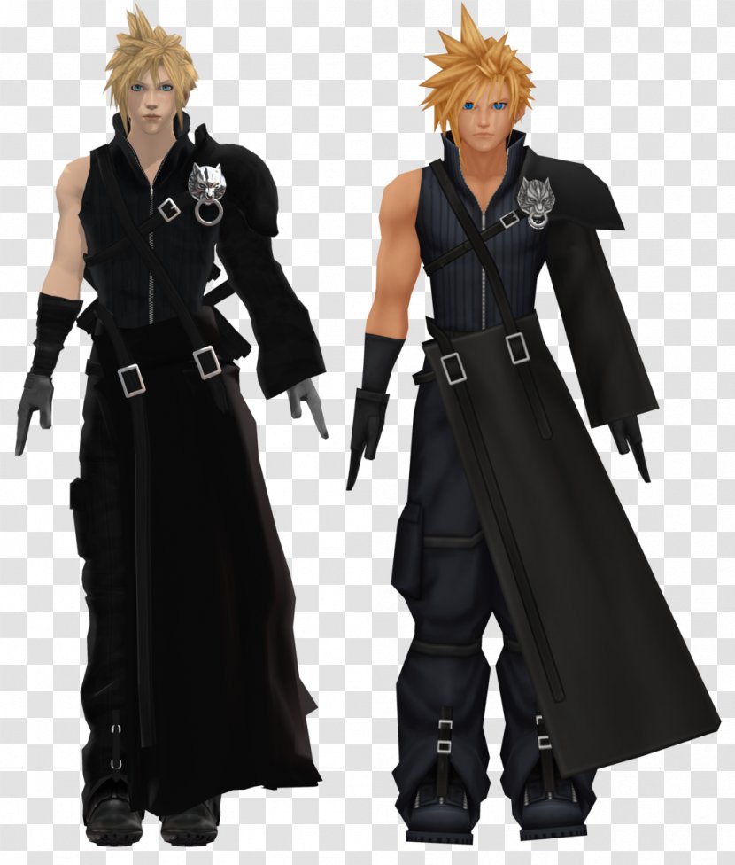 Kingdom Hearts Cloud Strife Costume Organization XIII Roxas - Character - Suit Transparent PNG