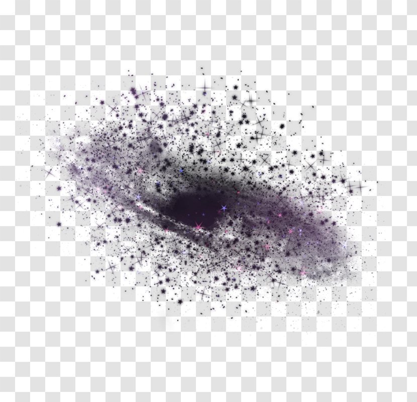 Glitter Close-up - Purple - Galaxy Texture Transparent PNG