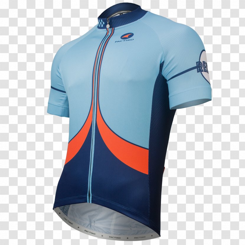 T-shirt Sleeve Cycling Jersey Sports Fan - Tennis Polo - Cyclist Front Transparent PNG