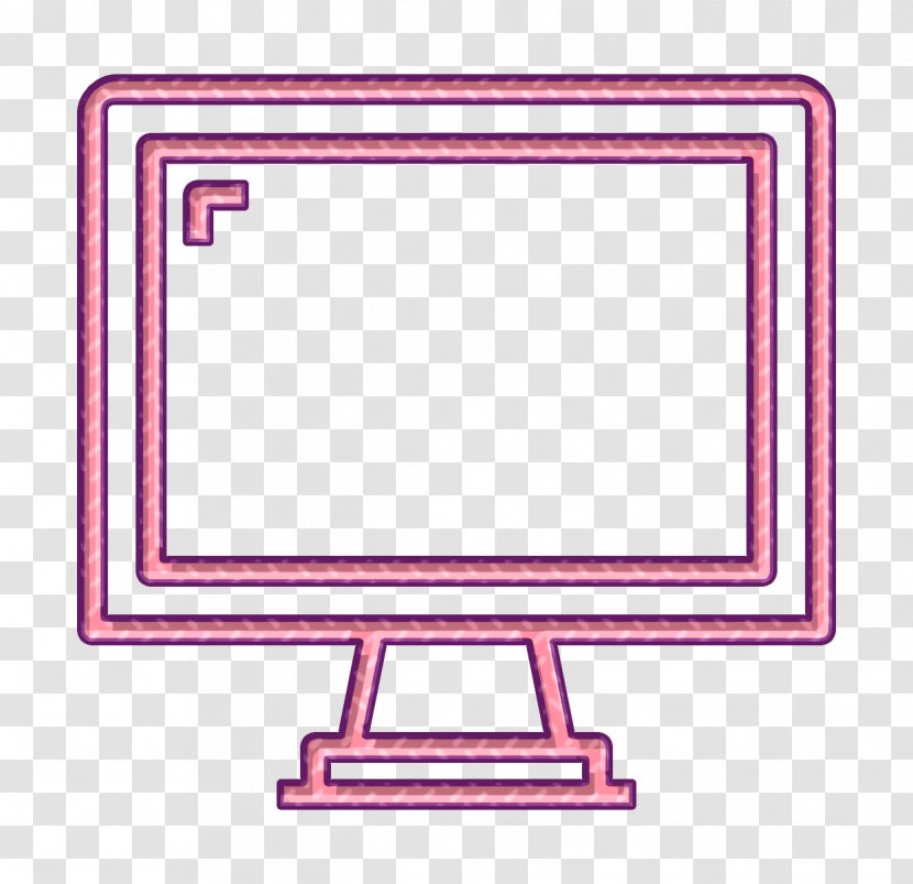 Background Pink Frame - Computer Monitors - Rectangle Monitor Accessory Transparent PNG