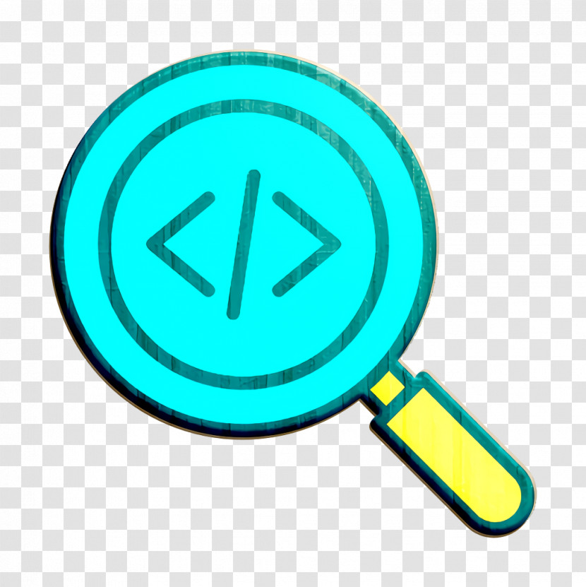 Coding Icon Search Icon Loupe Icon Transparent PNG