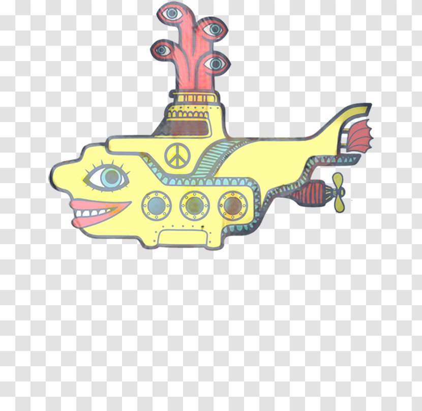Yellow Background - Submarine Transparent PNG