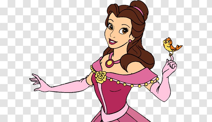 Belle Beauty And The Beast: Enchanted Christmas Disney Princess Walt Company Clip Art - Tree Transparent PNG