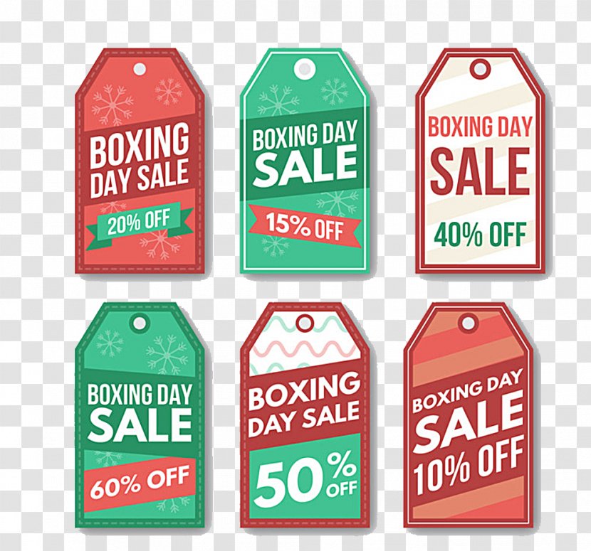 Logo Label Advertising - Boxing Day - Goods Personalized Tag Transparent PNG