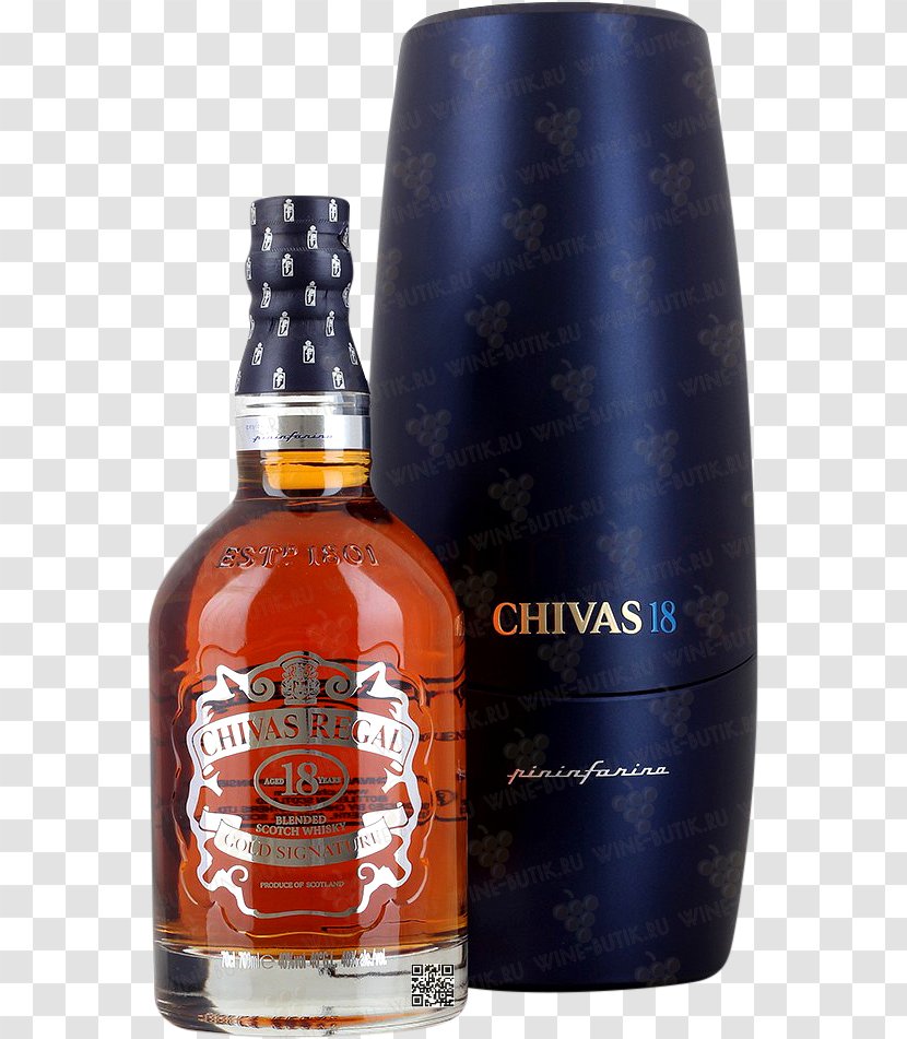 Blended Whiskey Liqueur Chivas Regal Scotch Whisky - Bottle - Cognac Transparent PNG