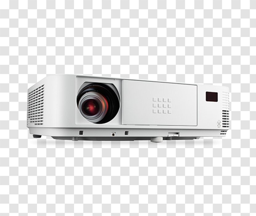 Multimedia Projectors NEC Display NP-M323W 3D Ready DLP Projector - 720pHDTV16:10 M323W 3200-Lumen XGA (NP-M323X)Handheld Transparent PNG