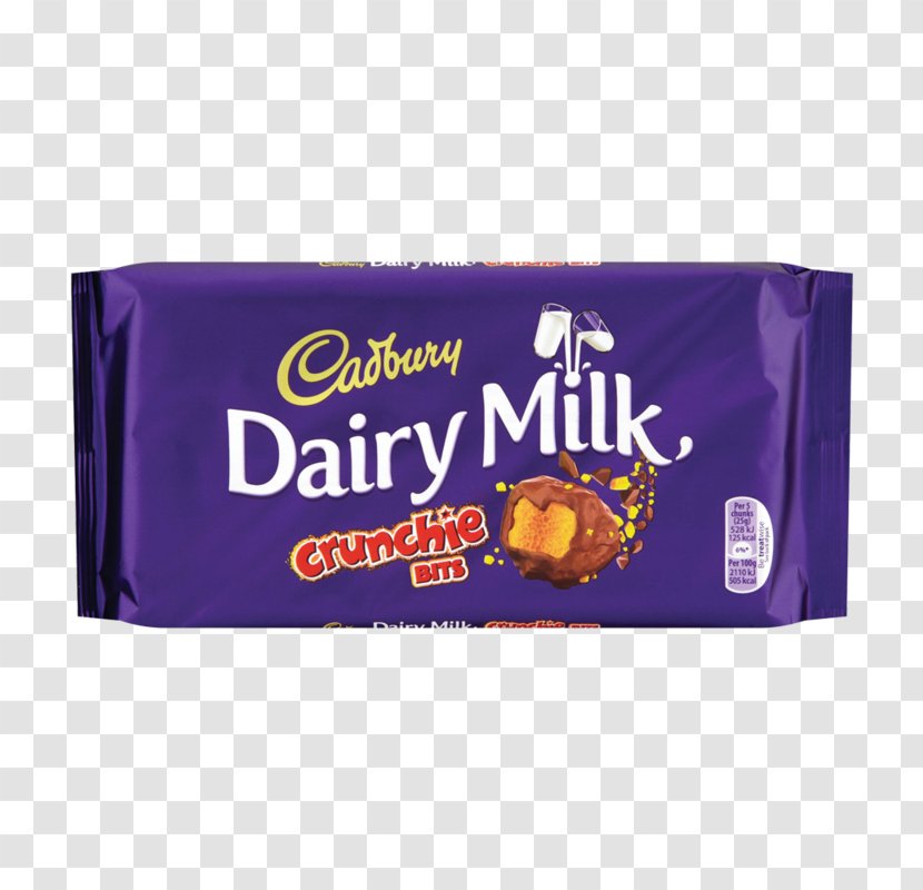 Crunchie Cadbury Dairy Milk Confectionery Product - Purple - Logo Transparent PNG