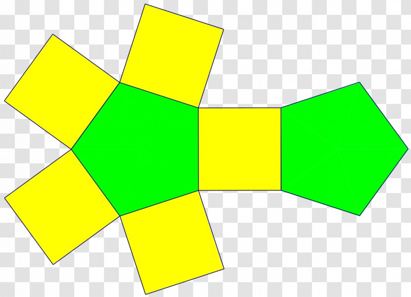 Pentagonal Prism Pyramid Net Shape - Pentagon - Triangular Transparent PNG