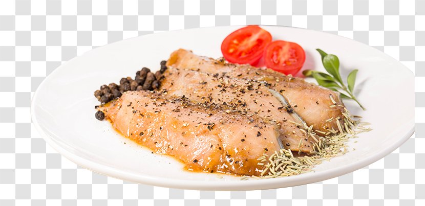 Seafood Sashimi European Cuisine Steak Barbacoa - Dish - Black Pepper Salmon Free Buckle Material Transparent PNG