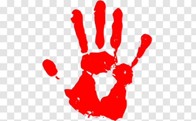 The Sorcery Club Red Hand Terror Symbol Clip Art - Tree - Open Arms Transparent PNG