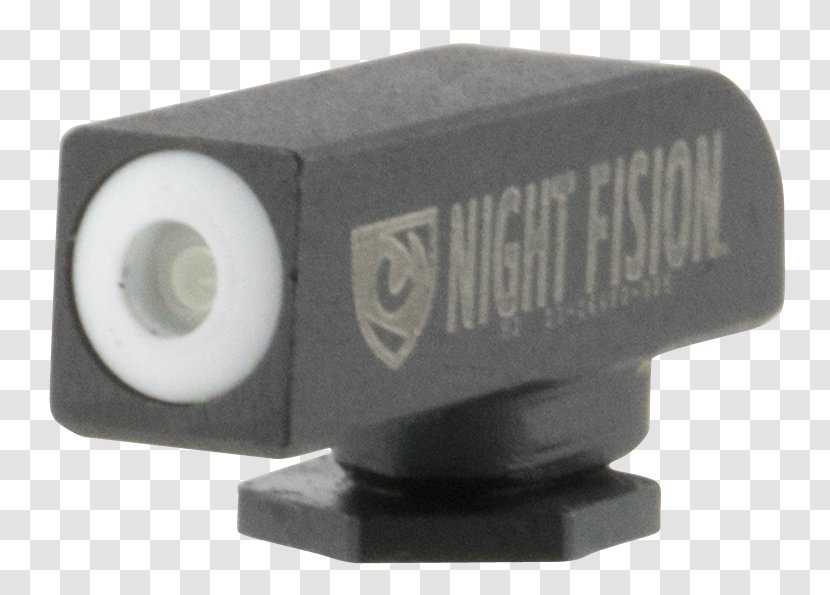 Yellow Green Sight Black Glock - Tritium Vials Transparent PNG