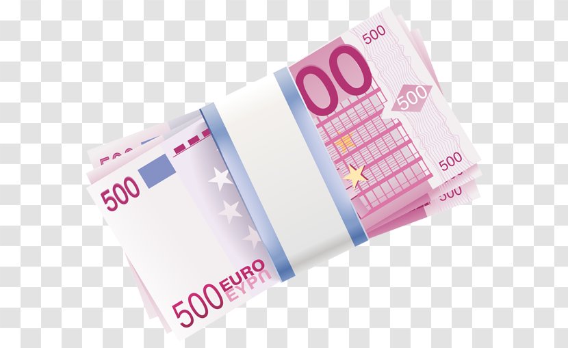 Paper Euro Banknotes 500 Note - Currency - Banknote Transparent PNG