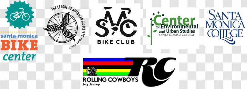 Santa Monica Bike Center Logo Brand Mode Of Transport Font - Eco Housing Transparent PNG
