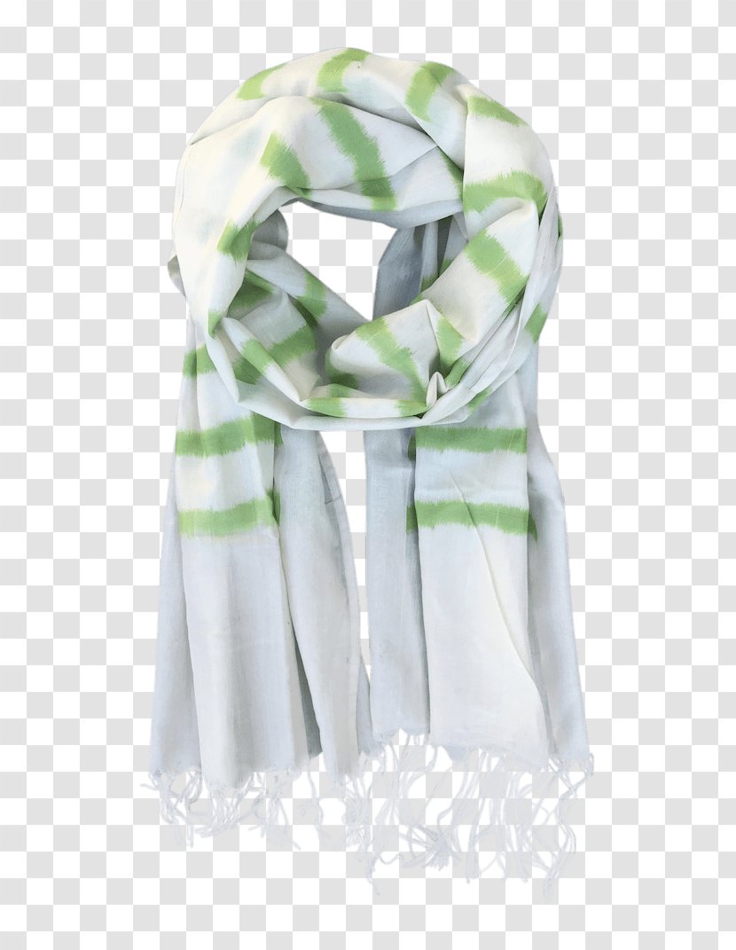Scarf Green Retail Neck Stole - Tagged Transparent PNG