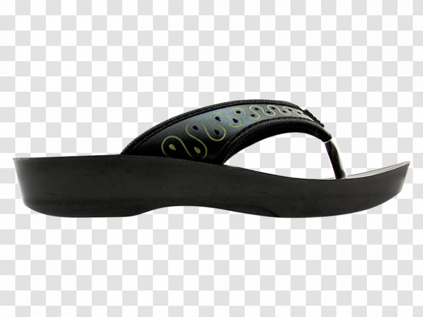 Flip-flops Slipper Shoe - Black - Design Transparent PNG