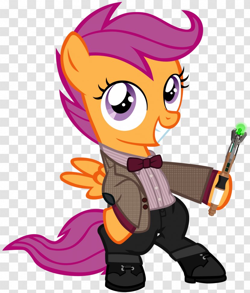 Scootaloo The Eleventh Hour Twilight Time Clip Art - Doctor Transparent PNG