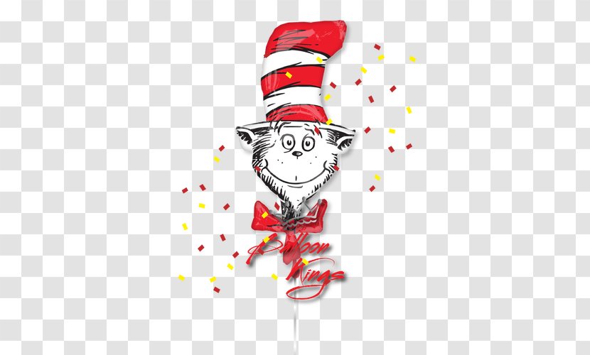 The Cat In Hat Mylar Balloon Birthday Dr. Seuss's Beginner Book Collection - Gas - Dr Seuss Transparent PNG